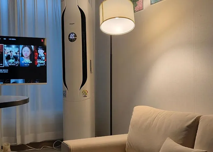 Korean Life, Dressing Room, 3 Beds, 8 Minutes To The Station, Long-term Stay, Airport Bus, Washing Machine, Dryer, Yeouido Appartamento *